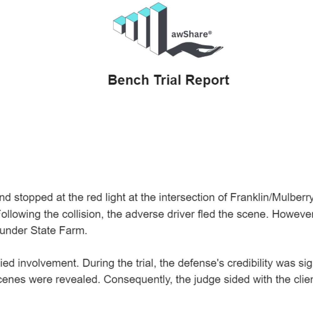 Trial Report